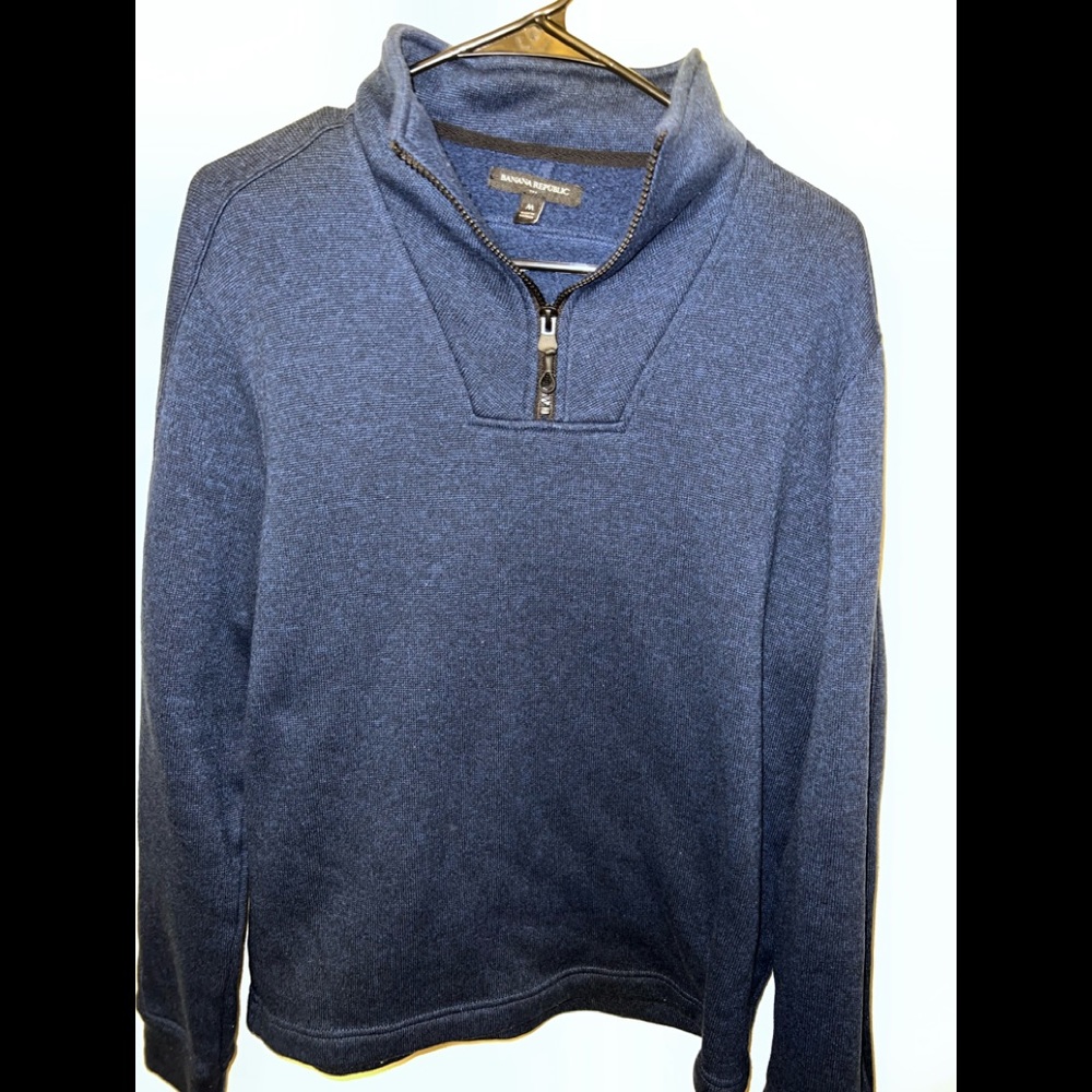 Banana Republic sweater size medium zip up turtle neck